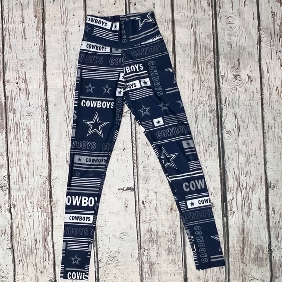 Dallas Cowboys Zubaz NFL Football Yoga Gym Workout Leggings Womens - Picture 1 of 5